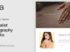 Asra - Minimalistisches Fotografie-Portfolio WordPress-Template