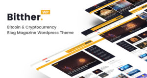 Bitther – Magazin und Blog WordPress Layout