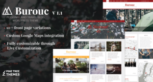 Burouc – Persönliches und Reiseblog WordPress Template