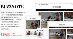 Buzznote – ein ansprechendes WordPress-Blogdesign