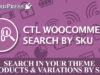 CTL Woocommerce-Suche nach Artikelnummer