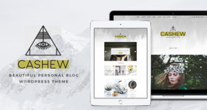 Cashew – Ein persönliches Blog WordPress Template