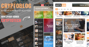 Cryptoblog – Responsives Magazin / Blog-WordPress-Vorlage