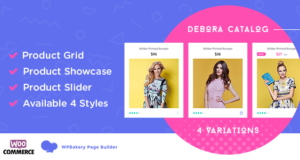 Debora – WooCommerce Product Showcase für den WPBakery Page Builder