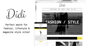Didi – Fashion Blog WordPress Template