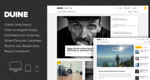 Duine – ein responsives WordPress Blog Vorlage