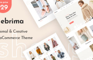 Ebrima – Minimales und kreatives WooCommerce WP Vorlage
