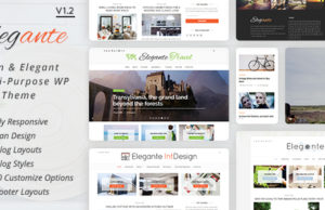Elegante – Sauberes und elegantes Mehrzweck-WordPress-Blogdesign