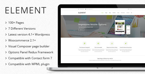 Element - Mehrzweck-WordPress-Layout