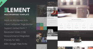 Element – Responsive Mehrzweck-WordPress-Layout