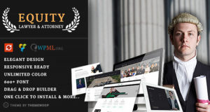 Equity – Anwalt und Anwalt WordPress Template