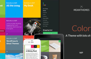 Farbe: Ein Blog- und Portfolio-Thema mit viel Farbe