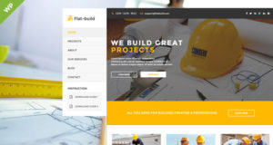 Flatbuild – Bauunternehmen WordPress Layout