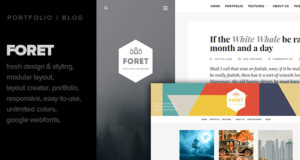 Foret – Kreatives Thema für Schriftsteller, Künstler und Blogger