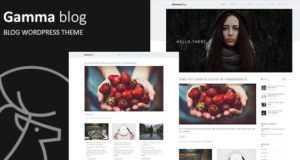Gamma-Blog – Modernes WordPress-Blogdesign