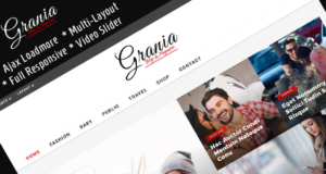 Grania – Blog- und Magazinthema mit mehreren Ausschnitten