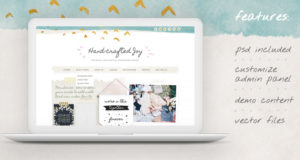 Handgefertigtes Joy WordPress Vorlage