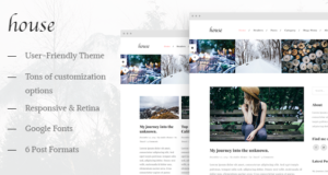 Haus – Persönliches kreatives Blog WordPress Template