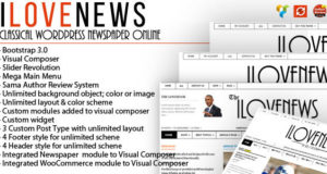 IloveNews – Klassisches und sauberes Zeitungsthema