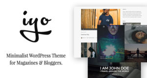 Iyo – Clean Blog & WooCommerce WordPress Template