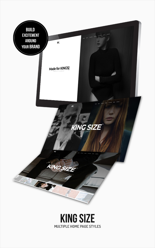 King Size || WordPress-Vorlage für das kreative Portfolio - 2
