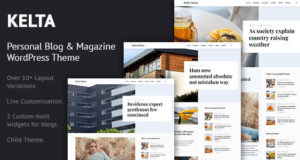 Kelta – Persönliches Blog & Magazine WordPress Layout