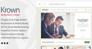 Krown – Sauberes Responsive WordPress Business Layout