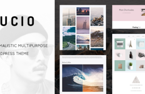Lucio – Sauberes und minimales Portfolio und Agentur-WordPress-Vorlage