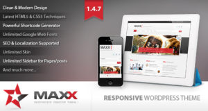 Maxx – Responsive Creative WordPress Vorlage