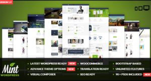 Mint – Responsives Mehrzweck-WordPress-Vorlage