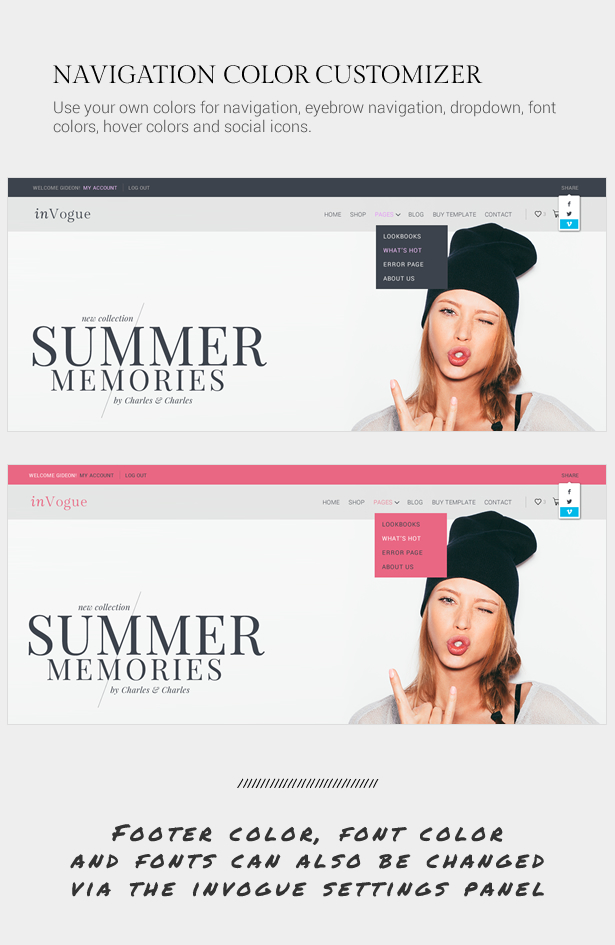 inVogue - WordPress Fashion Shopping Template - 12