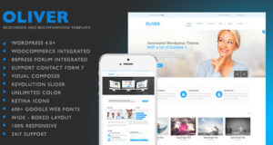 Oliver – Responsives Mehrzweck-WordPress-Template