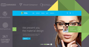 POL – Material Mehrzweck-WordPress-Template