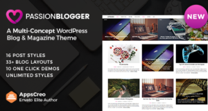 Passion Blogger – Ein responsives WordPress-Layout