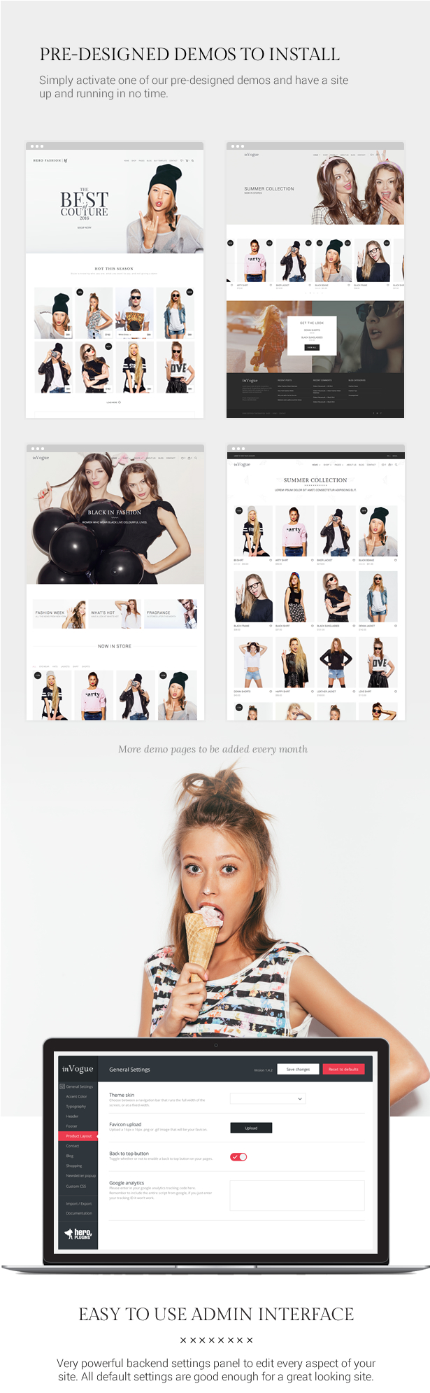 inVogue - WordPress Fashion Shopping Template - 8