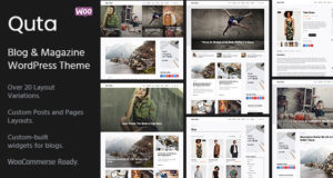 Quta – Ein WordPress Blog & Shop Layout