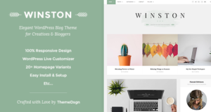Responsives WordPress Blog Vorlage – Winston