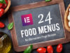 Restaurant Essen Menüs für Elementor Page Builder