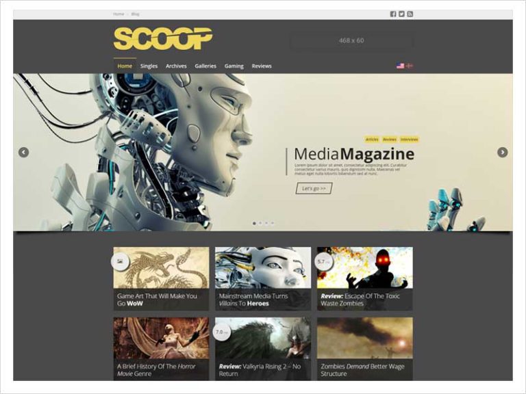 Scoop – Ein Magazin für WordPress