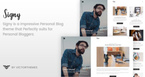 Signy – Ein persönliches Blog-WordPress-Vorlage