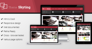 Skyting Magazine WordPress-Layout