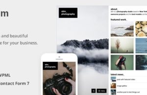 Slim – Ein WordPress-Template für frische Fotografie
