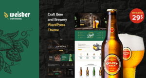 Weisber – Craft Beer & Brewery WordPress Template
