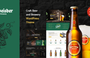Weisber – Craft Beer & Brewery WordPress Template