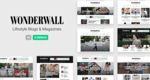 Wonderwall – Responsive Magazine Vorlage