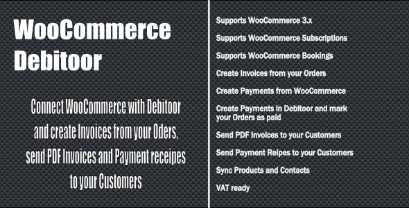 Wordpress E-Commerce Plugin WooCommerce Debitoor Connect