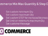 WooCommerce Min. Max. Anzahl und Schrittsteuerung