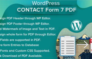 WordPress-Kontaktformular 7 PDF