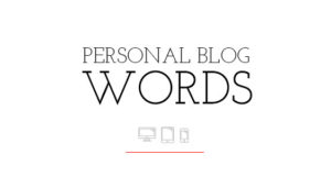 Words – Persönliches Blogdesign