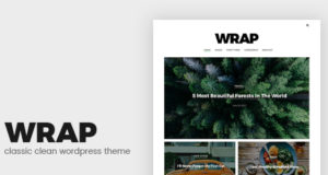 Wrap – Minimalistisches Blog WordPress Layout